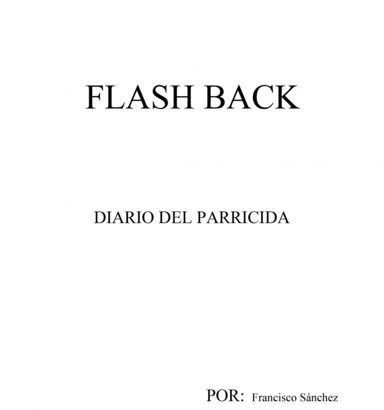 Flash Back. Diario del Parricida